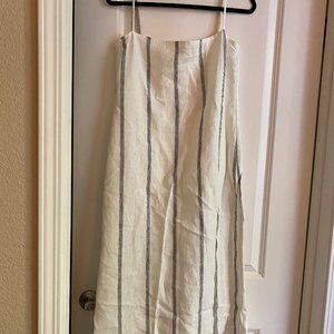 Reformation  striped linen dress